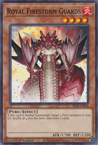 Royal Firestorm Guards [SR14-EN018] Common - Yugioh Cards For Your TCG Needs!
