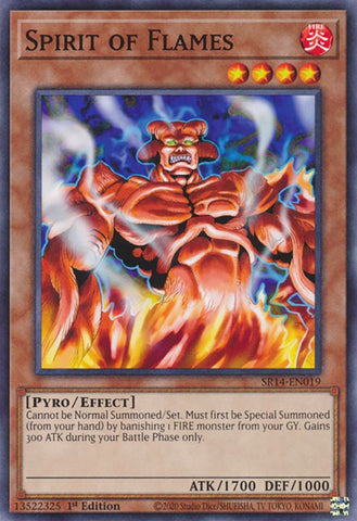 Spirit of Flames [SR14-EN019] Common - Yugioh Cards For Your TCG Needs!