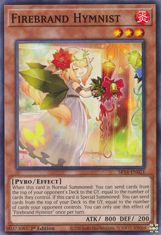 Firebrand Hymnist [SR14-EN021] Common - Yugioh Cards For Your TCG Needs!