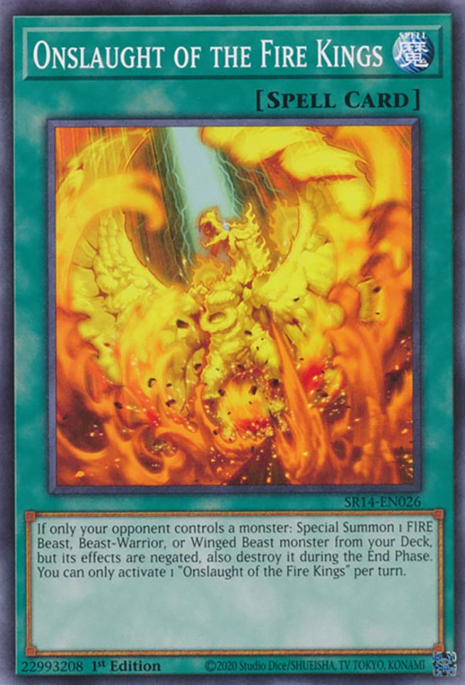 Onslaught of the Fire Kings [SR14-EN026] Common - Yugioh Cards For Your TCG Needs!