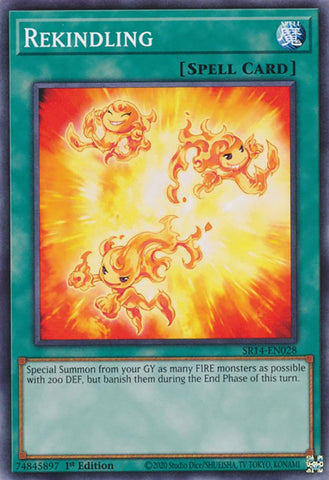 Rekindling [SR14-EN028] Common - Yugioh Cards For Your TCG Needs!