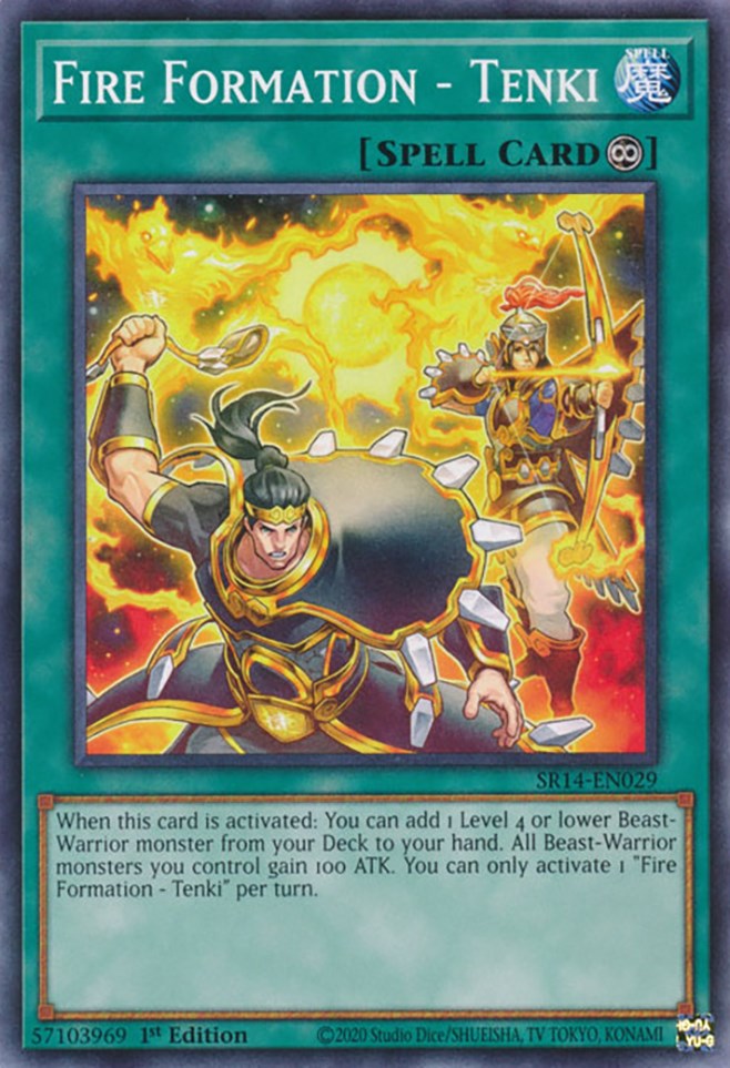 Fire Formation - Tenki [SR14-EN029] Common - Yugioh Cards For Your TCG Needs!
