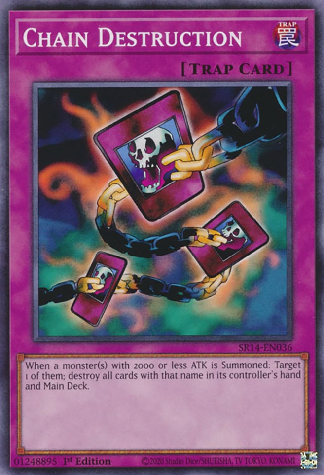 Chain Destruction [SR14-EN036] Common - Yugioh Cards For Your TCG Needs!