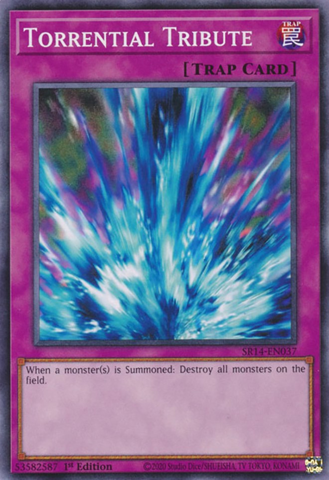 Torrential Tribute [SR14-EN037] Common - Yugioh Cards For Your TCG Needs!