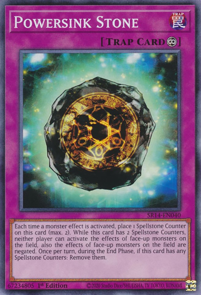 Powersink Stone [SR14-EN040] Common - Yugioh Cards For Your TCG Needs!