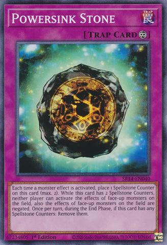 Powersink Stone [SR14-EN040] Common - Yugioh Cards For Your TCG Needs!