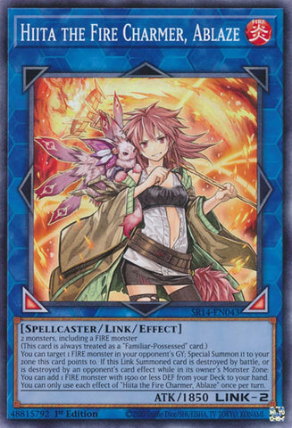 Hiita the Fire Charmer, Ablaze [SR14-EN043] Common - Yugioh Cards For Your TCG Needs!
