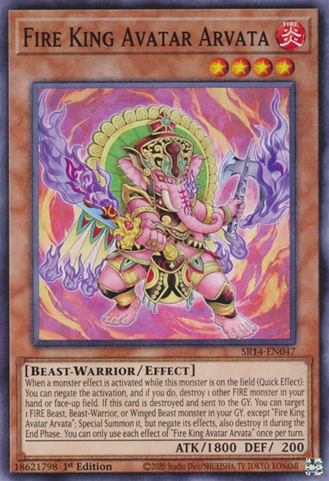 Fire King Avatar Arvata [SR14-EN047] Common - Yugioh Cards For Your TCG Needs!