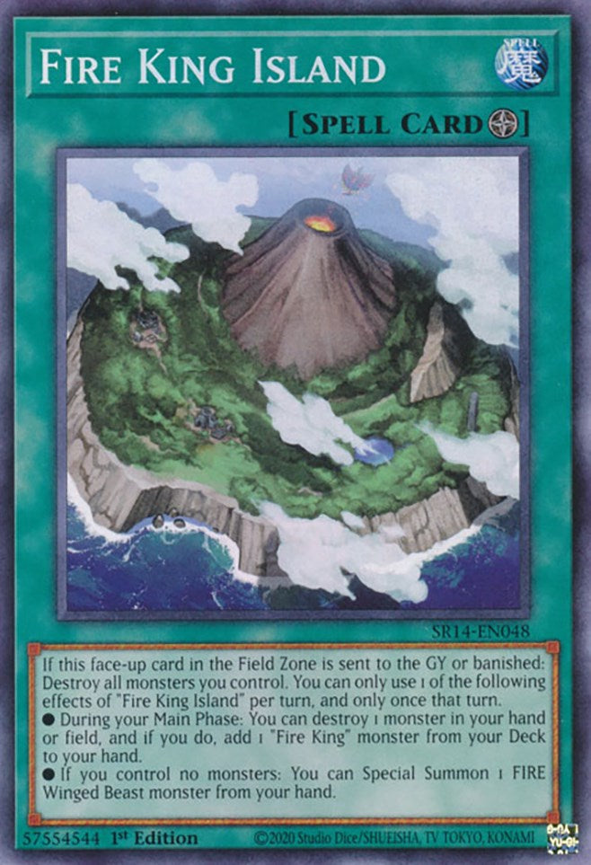 Fire King Island [SR14-EN048] Common - Yugioh Cards For Your TCG Needs!