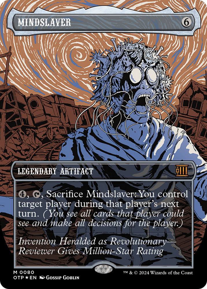 Mindslaver (Textured Foil) [Outlaws of Thunder Junction: Breaking News] Magic: The Gathering