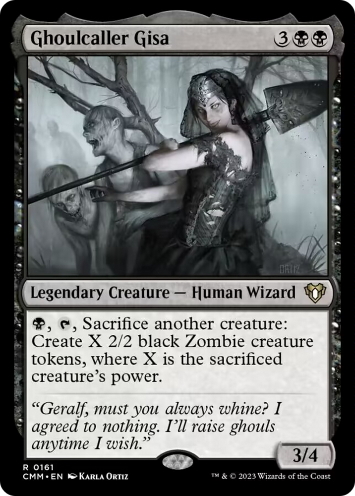 Ghoulcaller Gisa [Commander Masters] Magic: The Gathering
