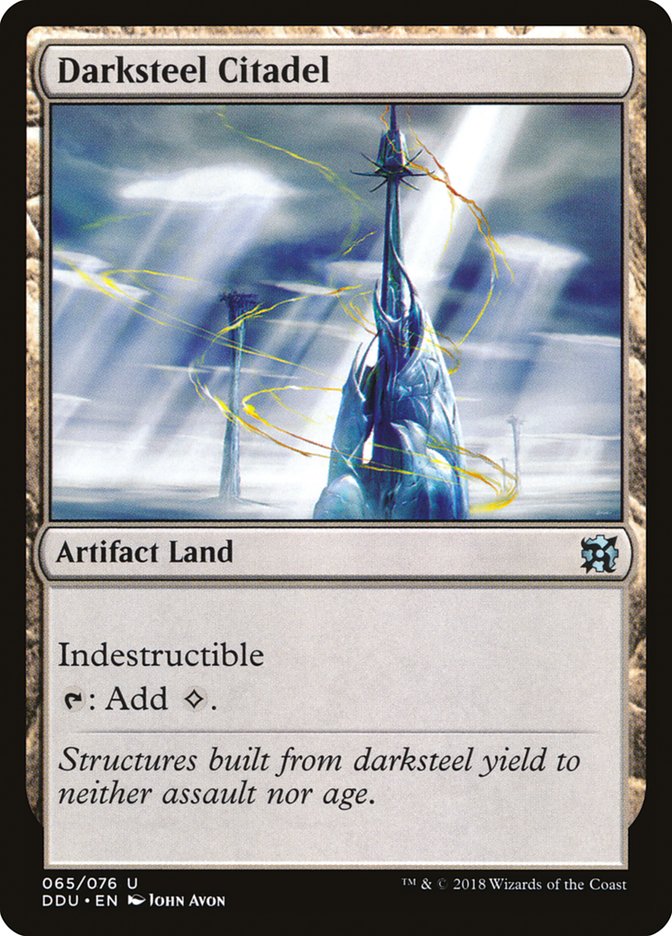 Darksteel Citadel [Duel Decks: Elves vs. Inventors] Magic: The Gathering
