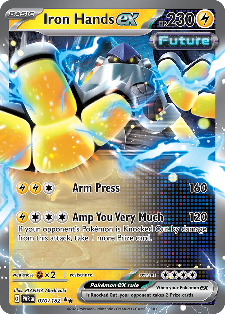 Iron Hands ex (070/182) [Scarlet & Violet: Paradox Rift] Pokémon
