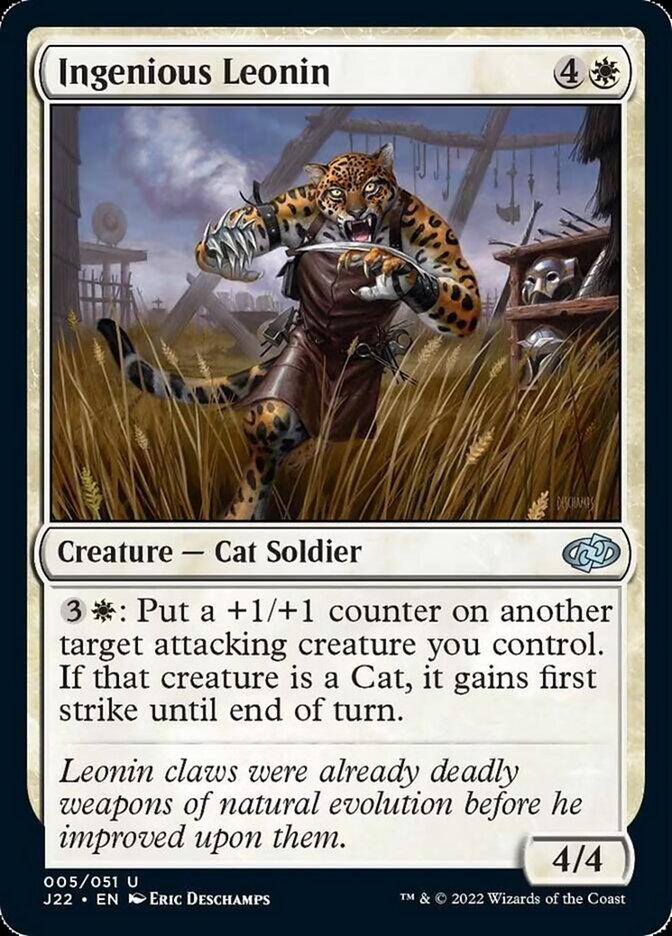 Ingenious Leonin [Jumpstart 2022] Magic: The Gathering