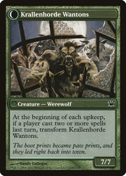 Grizzled Outcasts // Krallenhorde Wantons [Innistrad] Magic: The Gathering