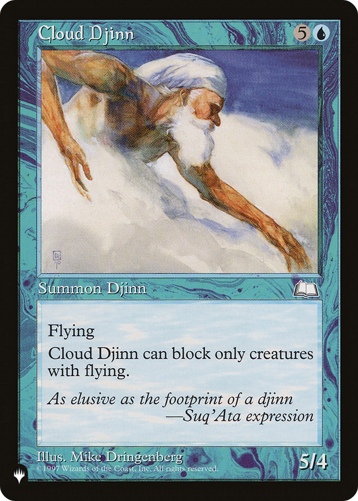 Cloud Djinn [The List] Magic: The Gathering