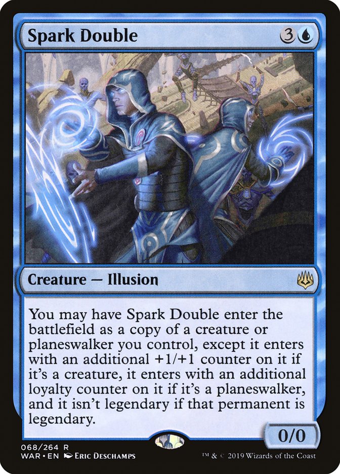 Spark Double [War of the Spark] Magic: The Gathering