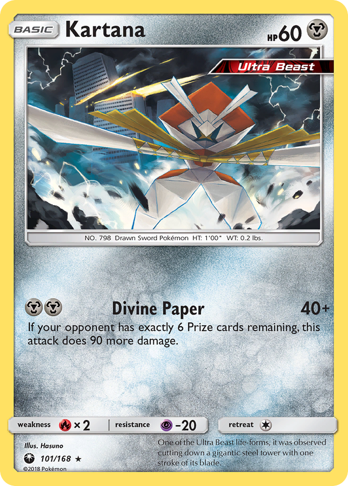 Kartana (101/168) [Sun & Moon: Celestial Storm] Pokémon