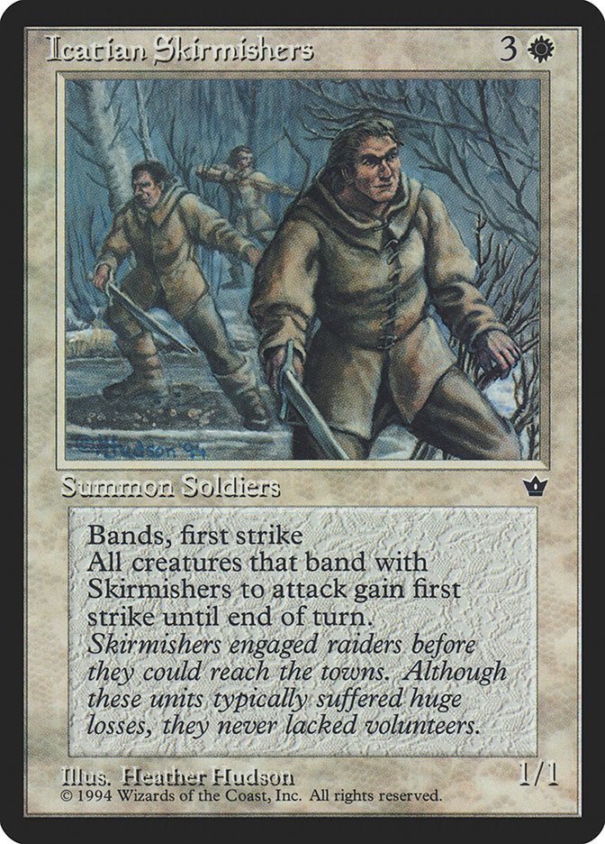 Icatian Skirmishers [Fallen Empires] Magic: The Gathering