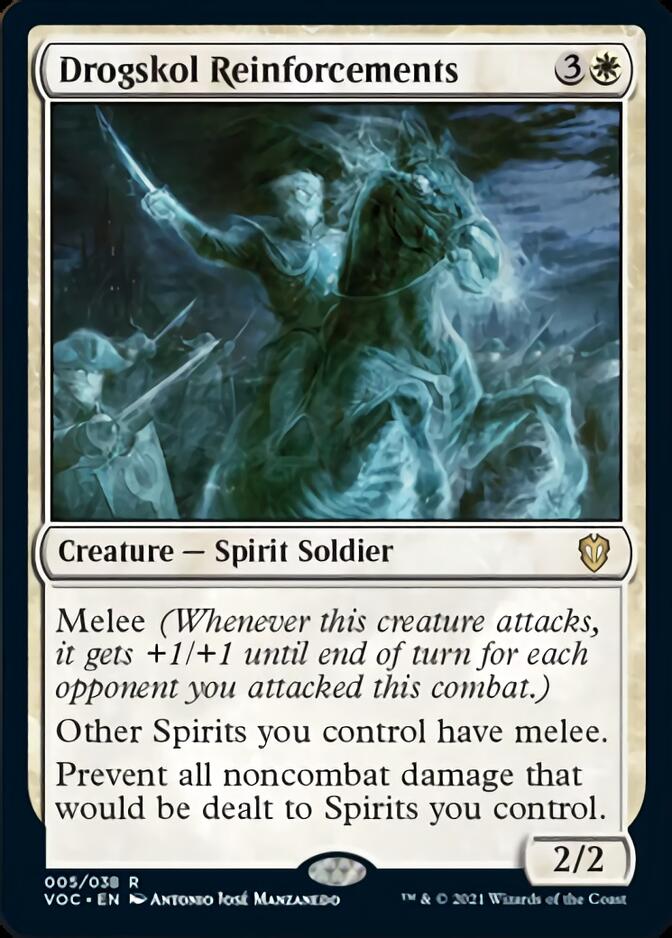 Drogskol Reinforcements [Innistrad: Crimson Vow Commander] Magic: The Gathering