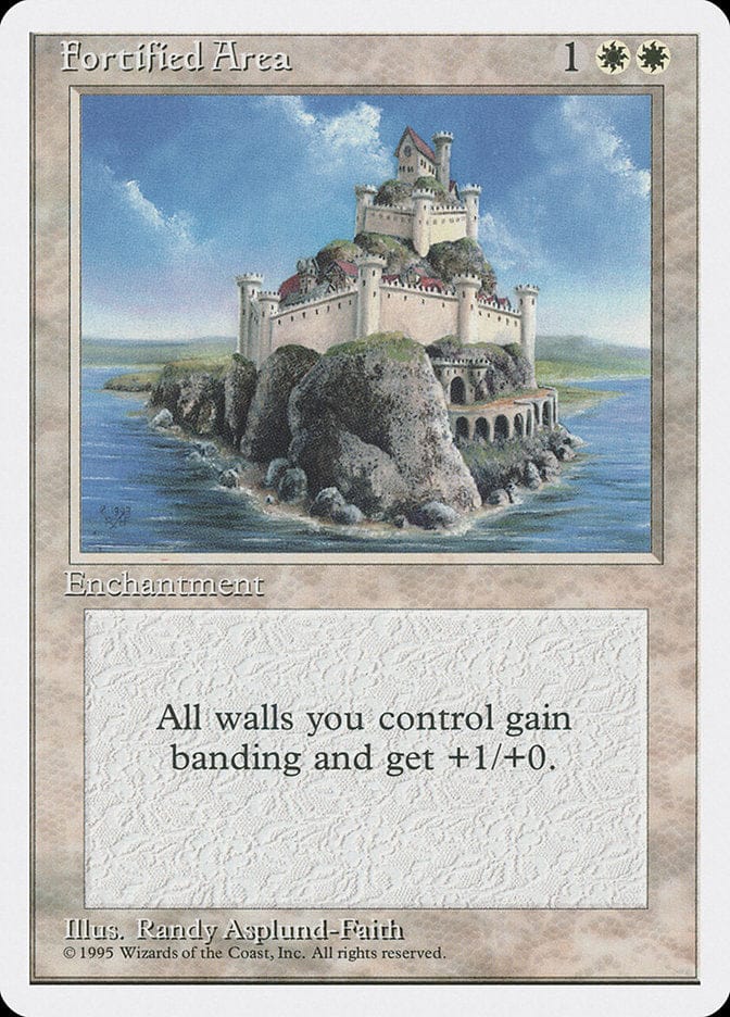 Fortified Area [Fourth Edition] Magic: The Gathering