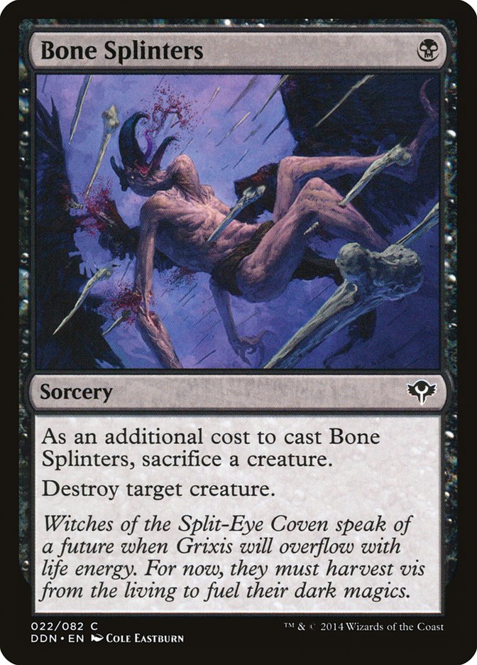 Bone Splinters [Duel Decks: Speed vs. Cunning] Magic: The Gathering