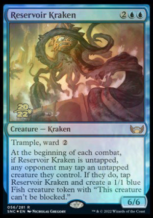 Reservoir Kraken [Streets of New Capenna Prerelease Promos] Magic: The Gathering