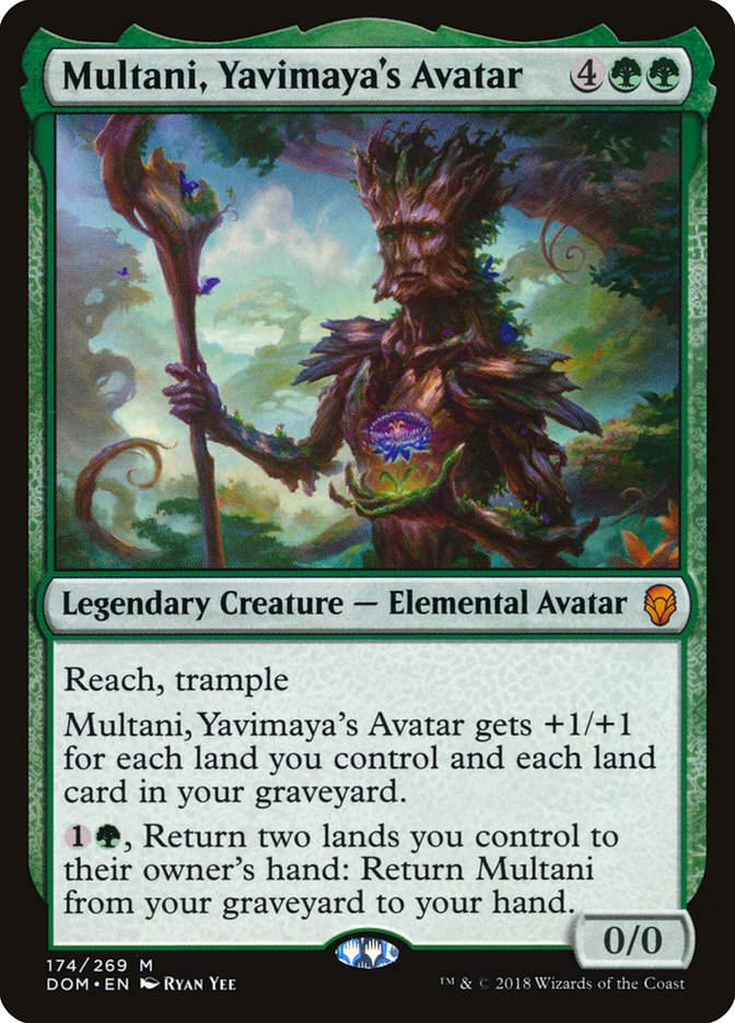 Multani, Yavimaya's Avatar [Dominaria] Magic: The Gathering