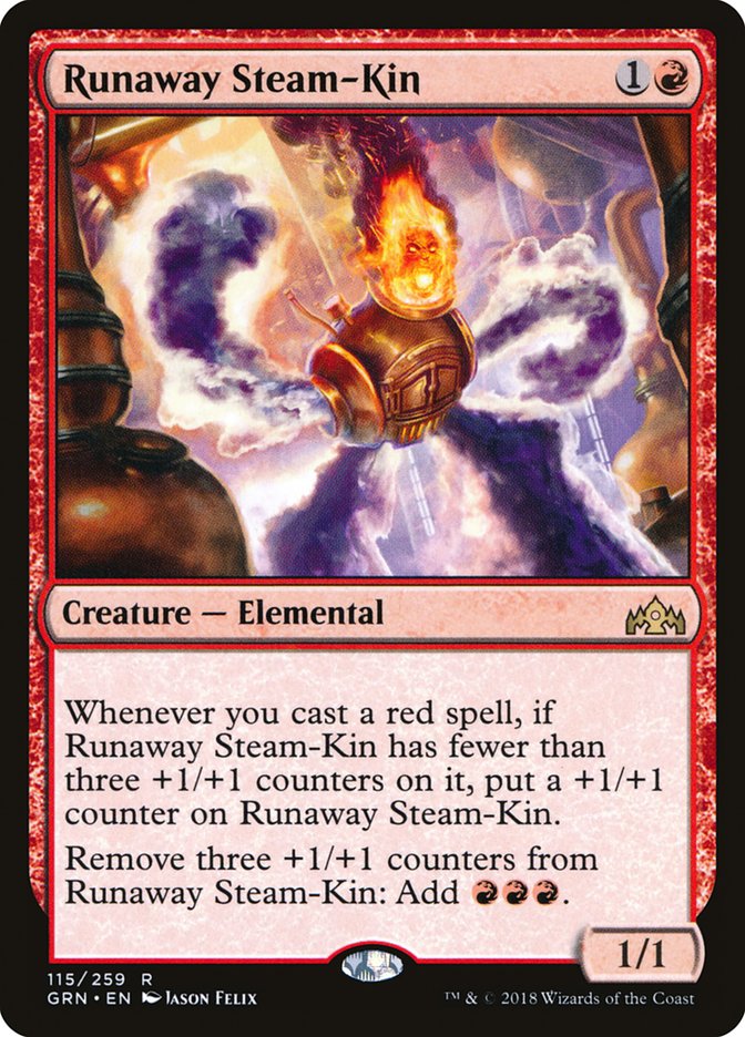 Runaway Steam-Kin [Guilds of Ravnica] Magic: The Gathering