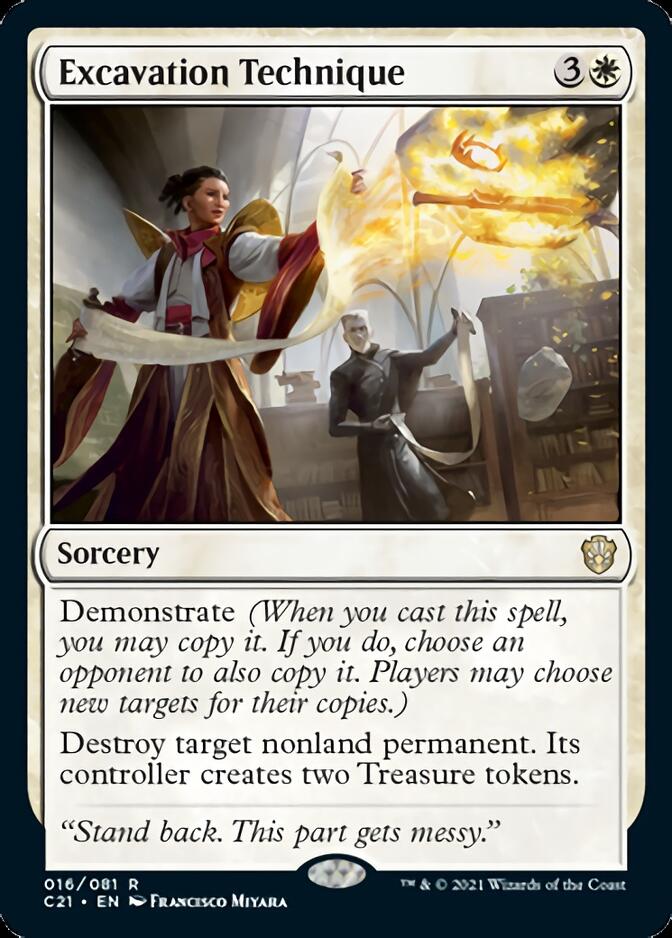 Excavation Technique [Commander 2021] Magic: The Gathering