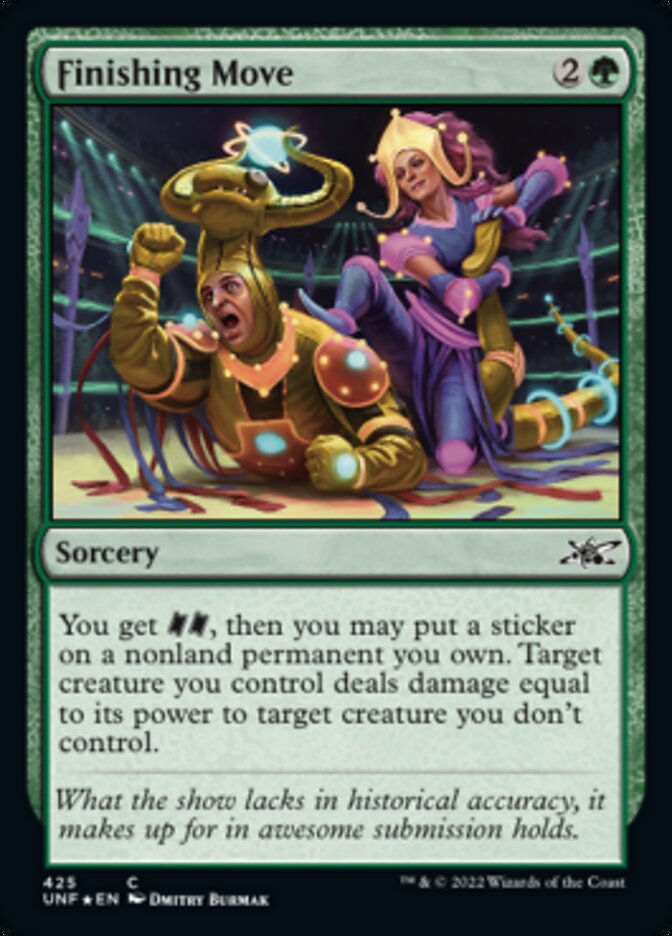 Finishing Move (Galaxy Foil) [Unfinity] Magic: The Gathering