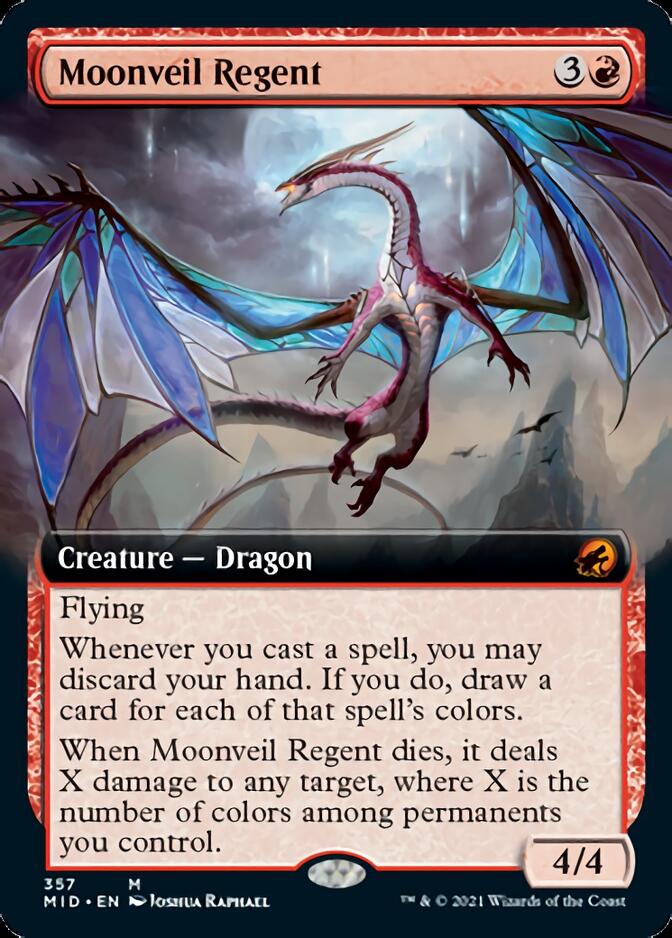 Moonveil Regent (Extended Art) [Innistrad: Midnight Hunt] Magic: The Gathering