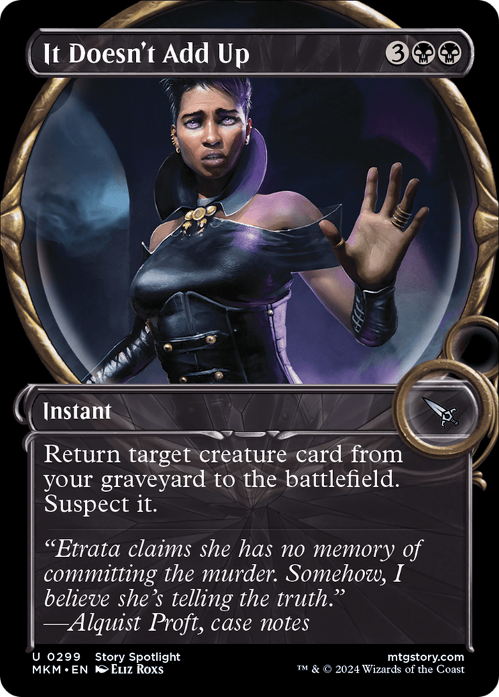 It Doesn't Add Up (Showcase) [Murders at Karlov Manor] Magic: The Gathering