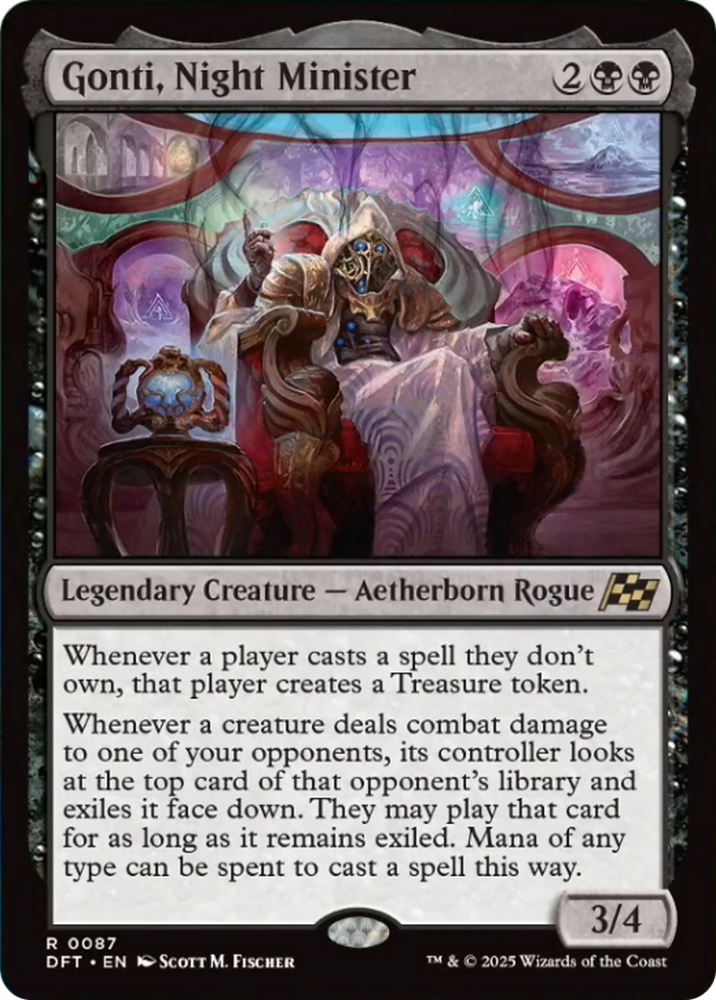 Gonti, Night Minister [Aetherdrift] Magic: The Gathering