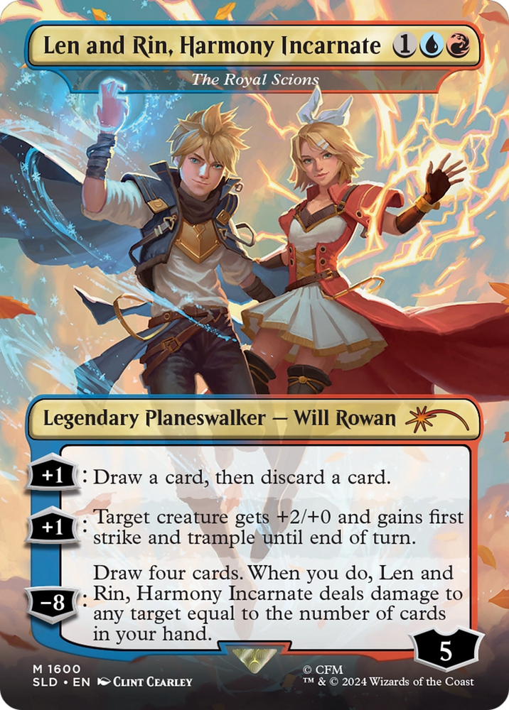 Len and Rin, Harmony Incarnate - The Royal Scions [Secret Lair Drop Series] Magic: The Gathering
