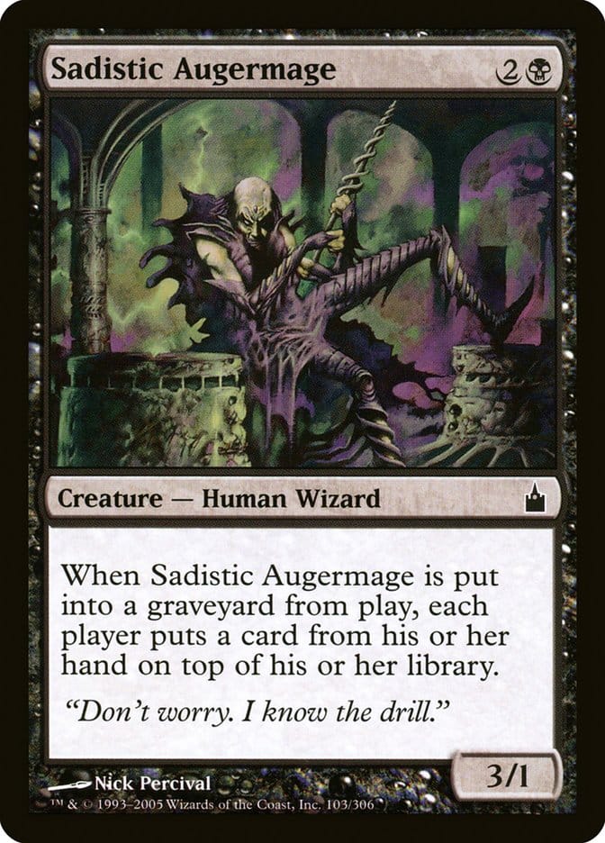 Sadistic Augermage [Ravnica: City of Guilds] Magic: The Gathering