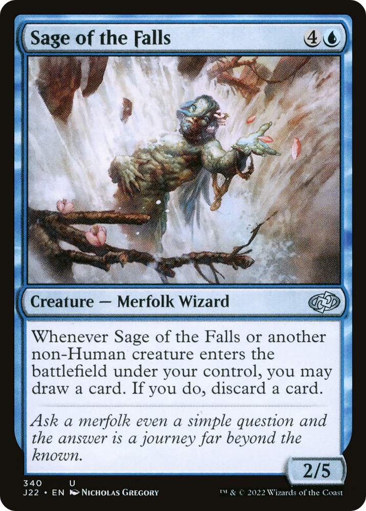Sage of the Falls [Jumpstart 2022] Magic: The Gathering