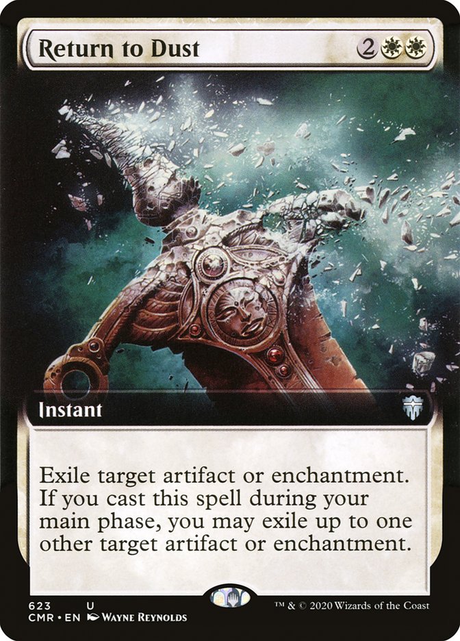 Return to Dust (Extended Art) [Commander Legends] Magic: The Gathering