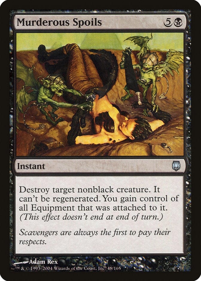 Murderous Spoils [Darksteel] Magic: The Gathering