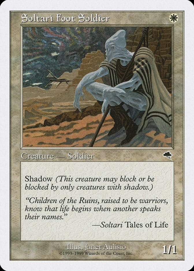Soltari Foot Soldier [Battle Royale] Magic: The Gathering