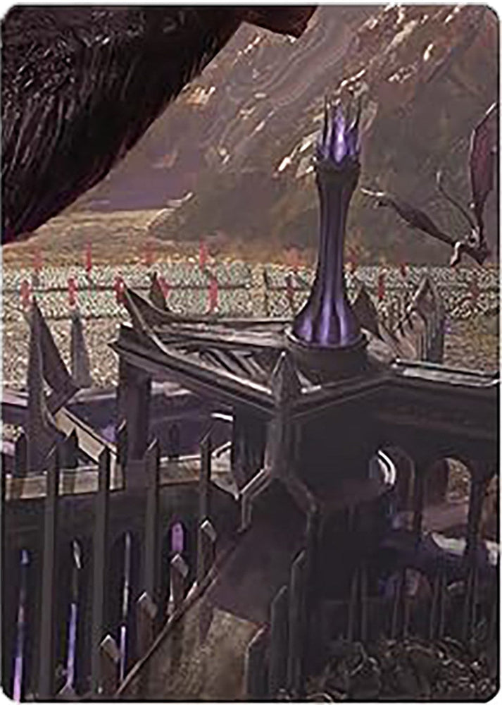 Minas Morgul, Dark Fortress Art Card [The Lord of the Rings: Tales of Middle-earth Art Series] Magic: The Gathering