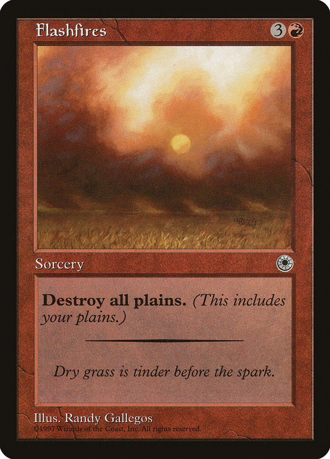 Flashfires [Portal] Magic: The Gathering