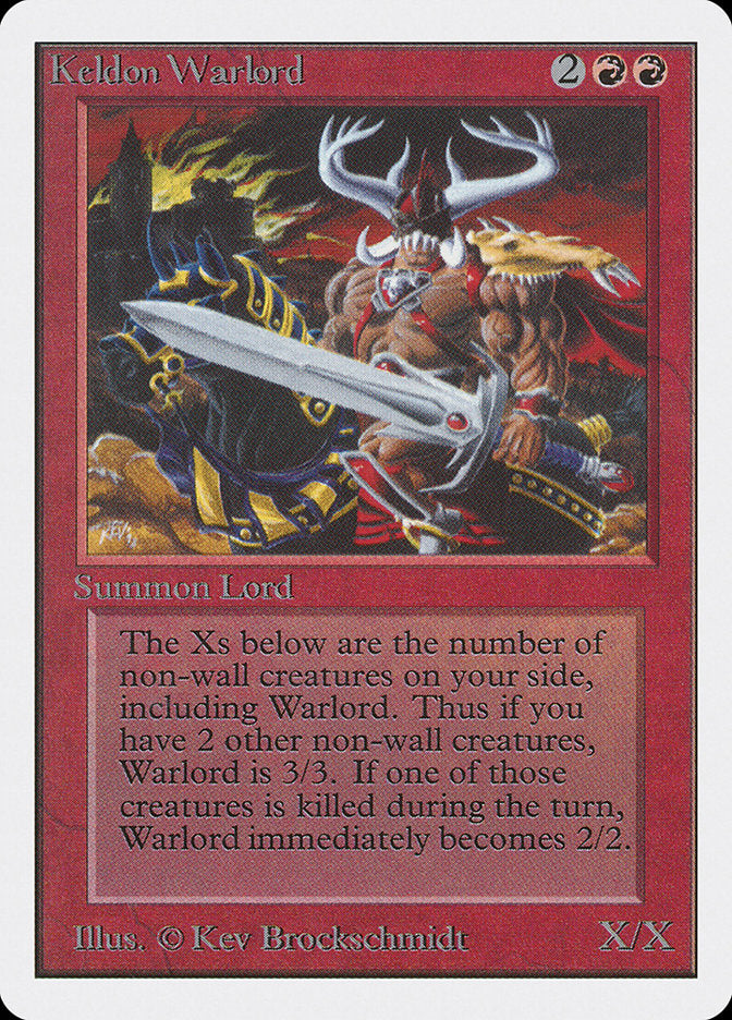 Keldon Warlord [Unlimited Edition] Magic: The Gathering