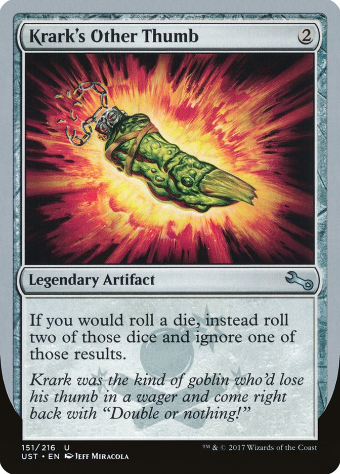 Krark's Other Thumb [Unstable] Magic: The Gathering