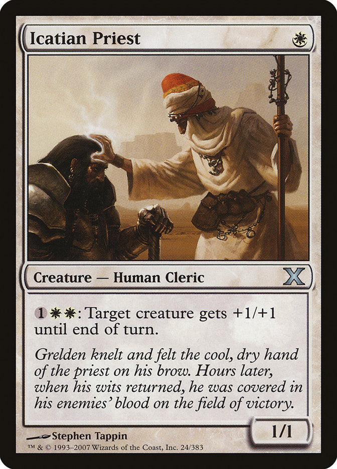 Icatian Priest [Tenth Edition] Magic: The Gathering