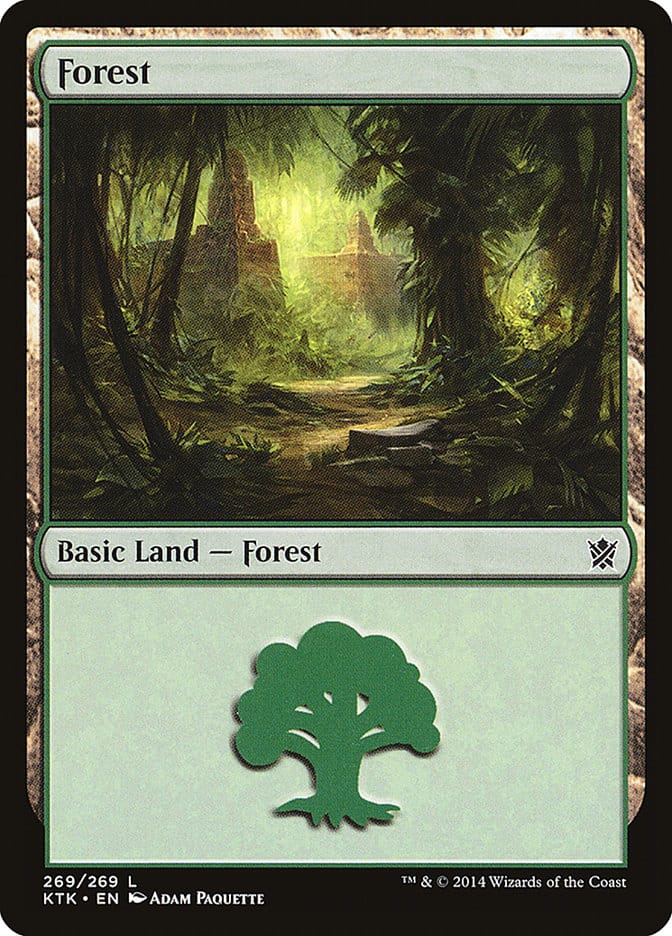 Forest (269) [Khans of Tarkir] Magic: The Gathering