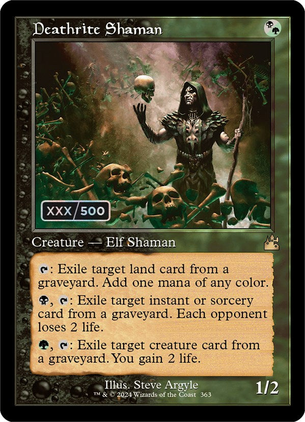 Deathrite Shaman (Retro) (Serialized) [Ravnica Remastered] Magic: The Gathering