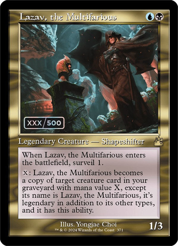 Lazav, the Multifarious (Retro) (Serialized) [Ravnica Remastered] Magic: The Gathering