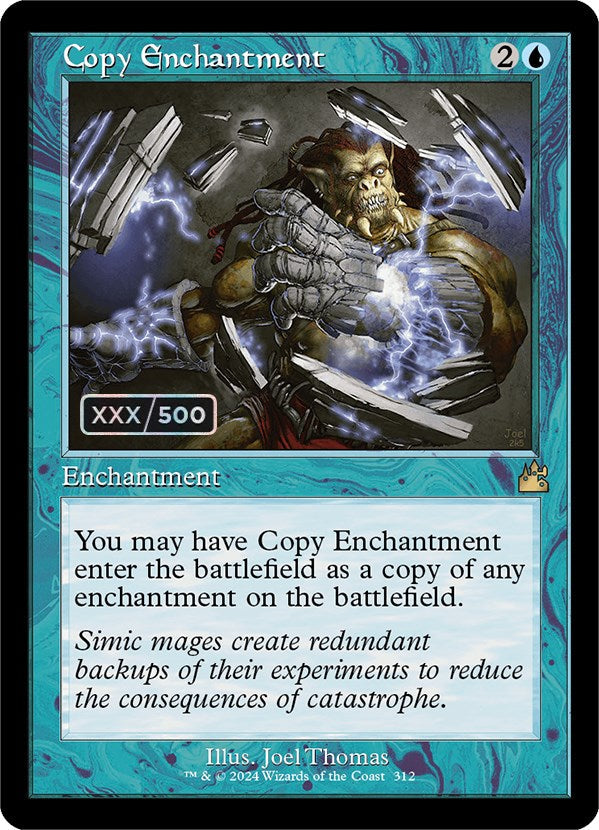 Copy Enchantment (Retro) (Serialized) [Ravnica Remastered] Magic: The Gathering