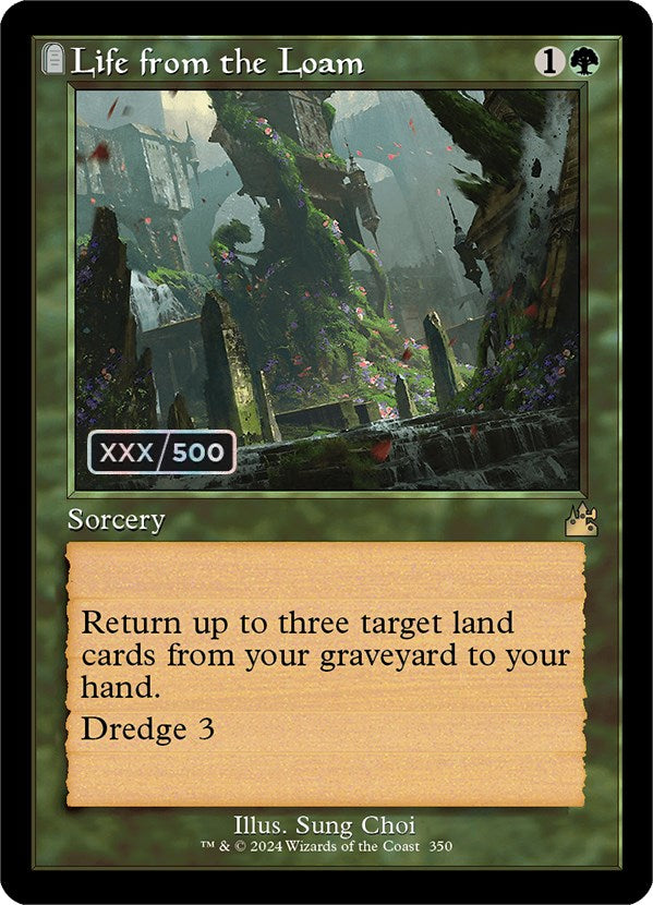 Life from the Loam (Retro) (Serialized) [Ravnica Remastered] Magic: The Gathering